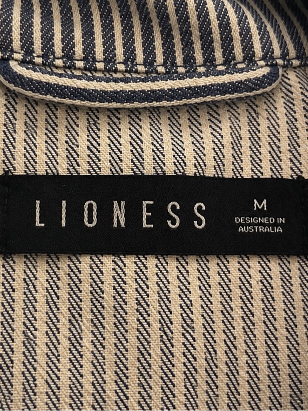 Lioness Renacida Denim Stripe Utility Jacket - Picture 5 of 5